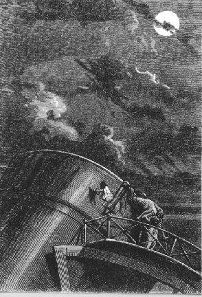Scene from Verne's From The Earth to the Moon