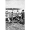 Frank Coffyn stepping away from a Model B in Fort Sam Houston, Texas.