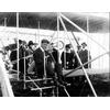 Frank Coffyn posing on an early Wright Model B.