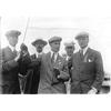 Frank Coffyn (right) with unidentified men at an exhibition.