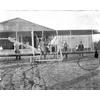 Frank Coffyn preparing a Wright Model B for flight.