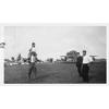 Walter Brookins on Frank Coffyn's shoulders, near Griffith Brewer and Ralph Johnstone.
