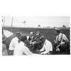Wilbur and Orville Wright with pilots, at the Wright team's first meet.
