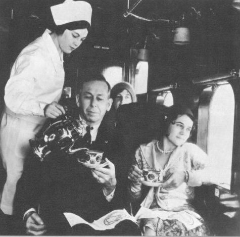 Flight attendants were nurses