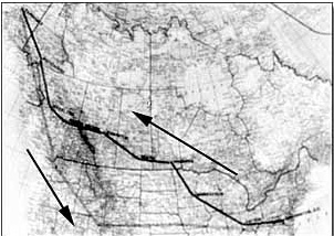 B-10 Alaskan flight route