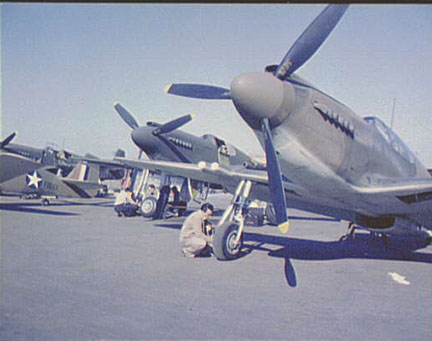 P-51 Mustang fighter planes
