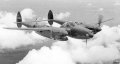 Lockheed P-38 in flight