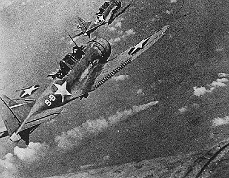 Navy fighters at Midway