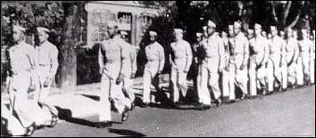 Airmen marching
