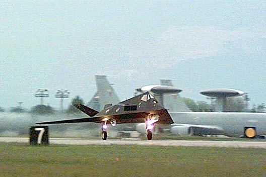 F-117 on ground