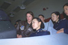 Korean air force cadets in a U.S. flight simulator