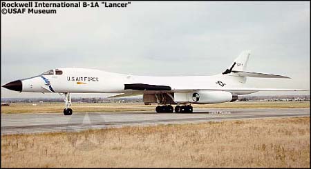 B-1A Lancer on ground