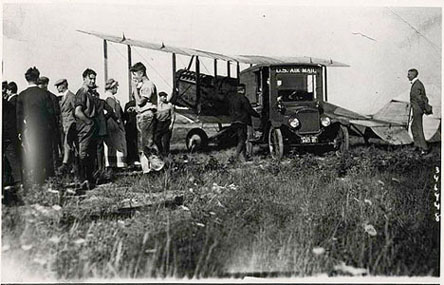 Test of light system in 1923