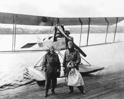 Boeing and Hubbard fly international airmail