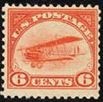 Six-cent airmail stamp