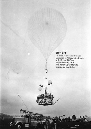  Da Vinci Transamerica was launched from Tillamook, Oregon on September 26, 1979.