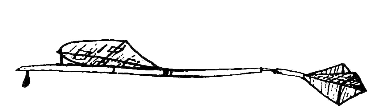 George Cayley's 1804 glider design.
