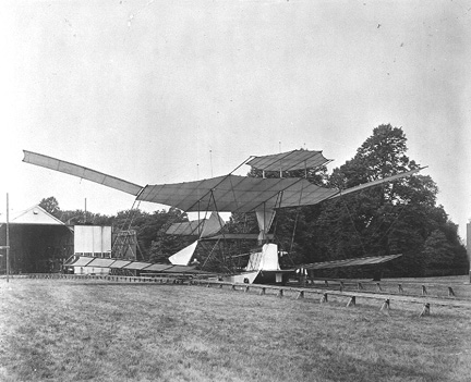 Sir Hiram Maxim's flying machine.