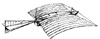 Cayley's 1799 design of an aircraft.