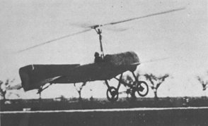 Cierva's first successful autogiro, flown in Spain in January 1923