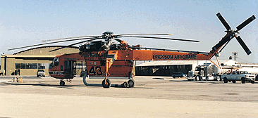 The civilian version of the Sikorsky CH-54 Tarhe is the S-64 Skycrane