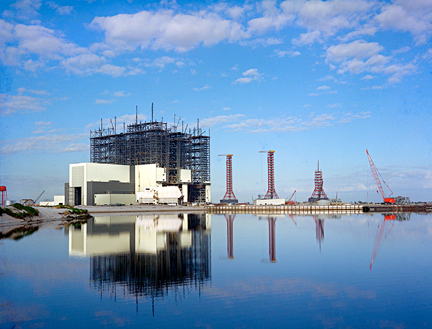 Vehicle Assembly Building under construction