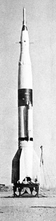 An R-2A missile built by Korolev's engineers