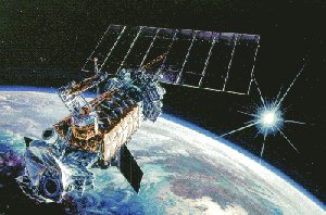 DMSP in Earth orbit
