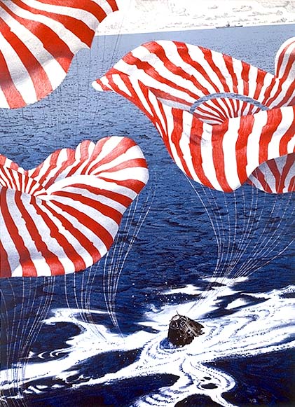 McCall lithograph �Splashdown�