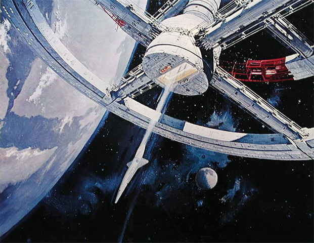 �Orion Leaving Space Station� by Robert McCall
