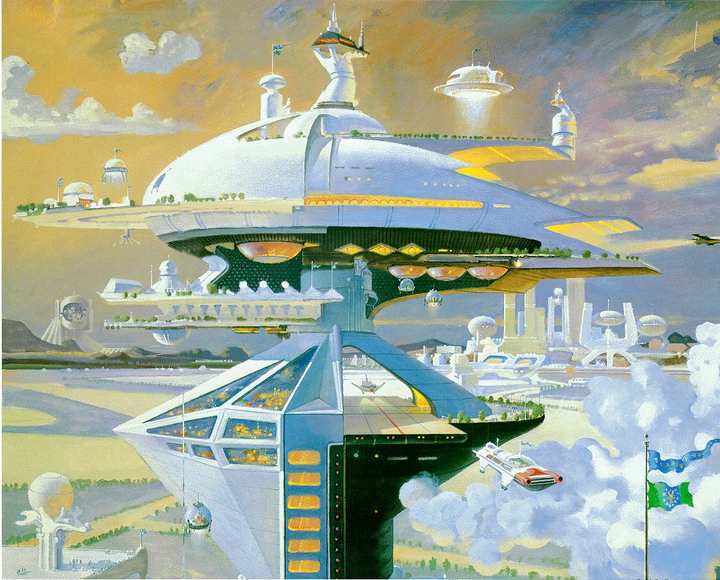 �Megastructure of the 21st Century� by Robert McCall