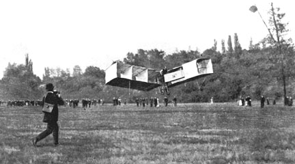 Eddie Rickenbacker and plane