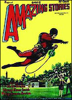 Cover of Amazing Stories featuring Buck Rogers