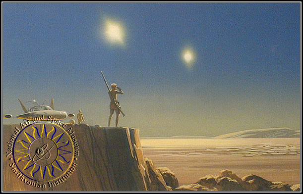 Star Wars production painting by Ralph McQuarrie