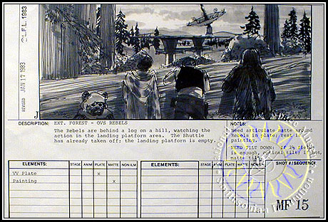 Star Wars storyboard 